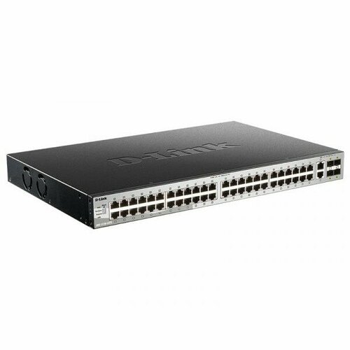 D-Link Сетевое оборудование DGS-3130-54TS B1A PROJ Управляемый L3 стекируемый коммутатор с 48 портами 10 100 1000Base-T, 2 портами 10GBase-T и 4 коммутатор d link dgs 3130 54ts