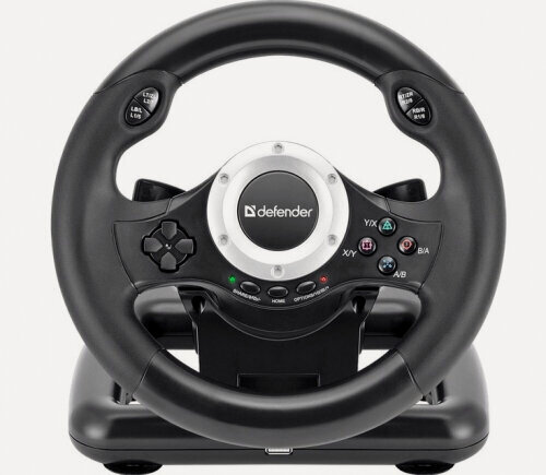 Изображение товара Руль Defender Turbo Pro (PC/PS3/PS4/Xbox) черный