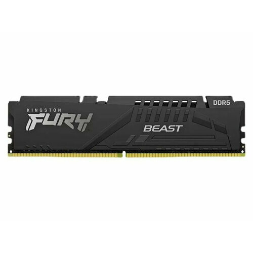 Оперативная память Kingston FURY Beast Black 8 ГБ DDR5 5200 МГц DIMM CL40 KF552C40BB-8 467400₽