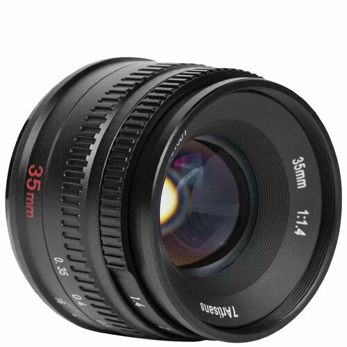 Объектив 7Artisans 35mm F14 Mark II APS-C EF-M Чёрный A010B-S 745000₽