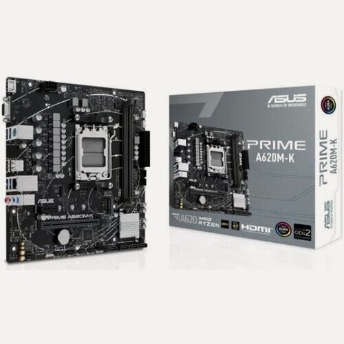 Изображение товара Материнская плата Asus PRIME A620M-K (AM5, mATX)