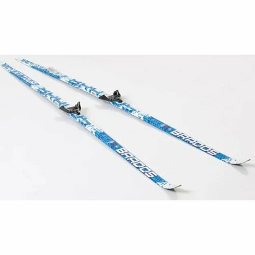 лыжный комплект stc с креплениями 75 мм с палками 190 wax brados xt tour blue Лыжный комплект Stc 75 мм, 160 см без палок, WAX Brados XT TOUR BLUE