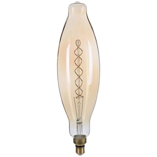 Светодиодная лампа Hiper LED VINTAGE FILAMENT FLEXIBLE BT120 8W 570Lm E27 120420 1800K AMBER