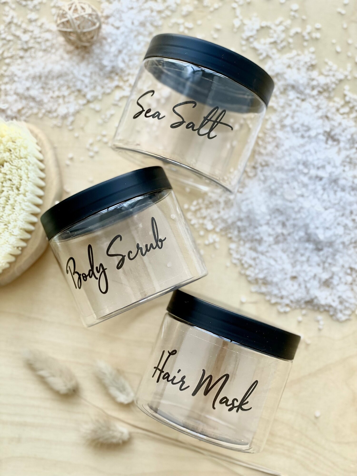 фото Дозатор косметический/банка для скраба/маска для волос/соль для ванной