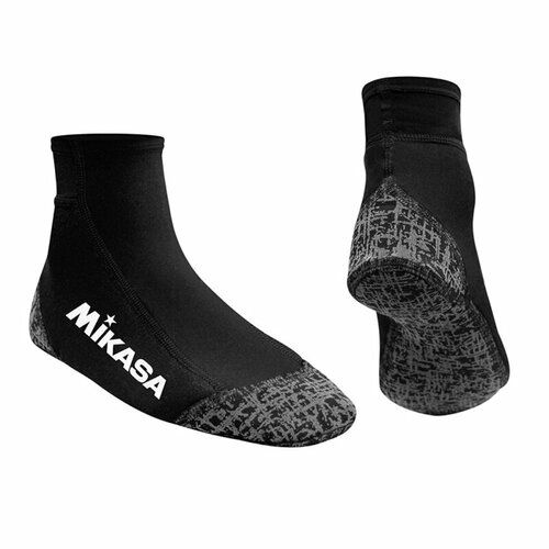 Носки для пляжного волейбола MIKASA MT951-046, размер XS, 85% нейлон, 15% эластан, черный