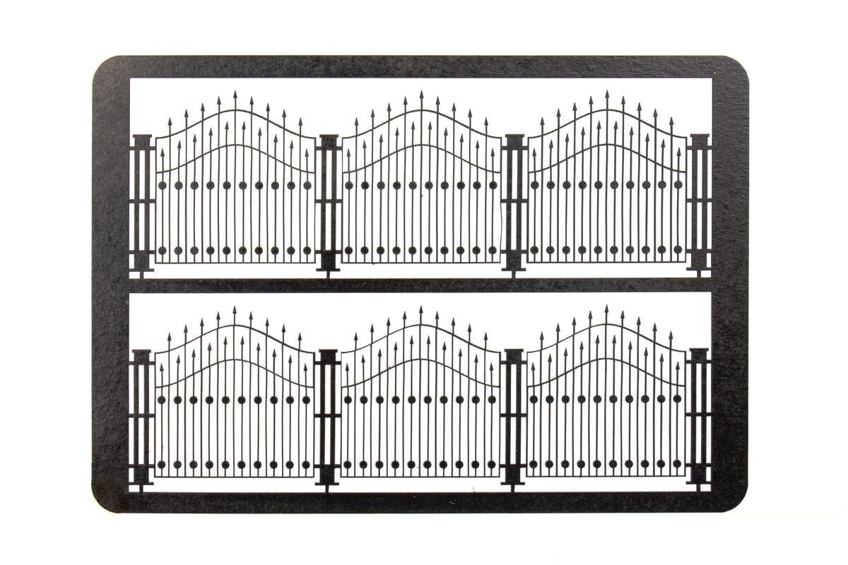 MORRISON zp-022 Модель металлического ограждения. Высота - 5,8 см. Общая длина 39 см