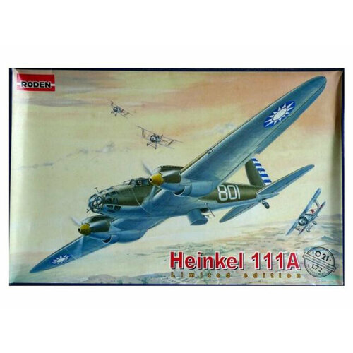 Roden Сборная модель Немецкий средний бомбардировщик Heinkel HE-111A (1:72) roden сборная модель rod018 немецкий истребитель биплан albatros d ii 1 72