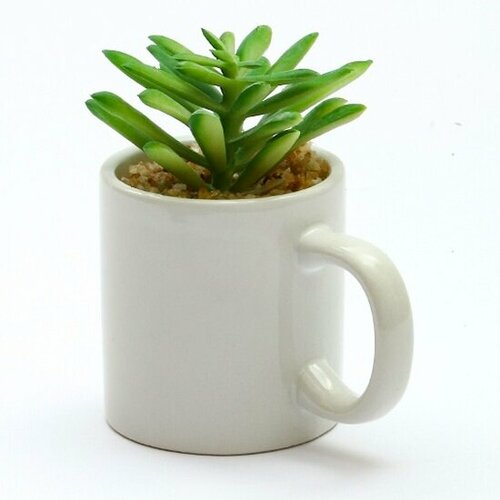 Искусственное растение русские подарки Суккулент в горшке 5*10