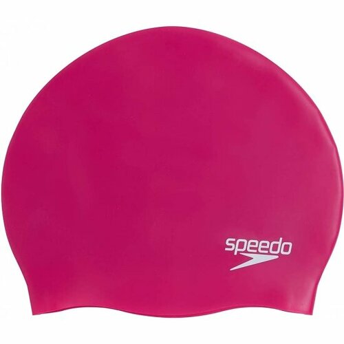 Шапочка для плавания Speedo Plain Molded Silicone Cap, арт.8-70984B495, силикон, розовый