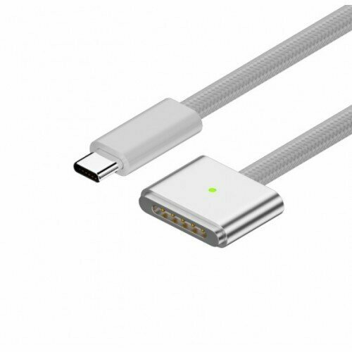 KS-is кабели KS-806gen3-W-2 Кабель для зарядки USB-C M Magsafe 2 F, 2м белый аксессуар кабель для зарядки ks is usb c m magsafe 2 f 3m ks 806gen3 w 3