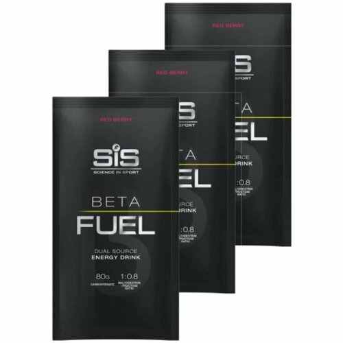 Напиток высокоуглеводный SIS в порошке, POWDER BETA FUEL, вкус Красные Ягоды, 82 гр.