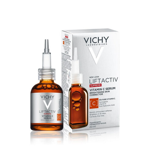 Концентрированная сыворотка Vichy с витамином С, для сияния кожи, 20 мл