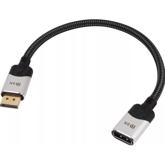 Кабель интерфейсный DisplayPort- DisplayPort VCOM v1.4, 8K@60Hz, 1m - фото №1