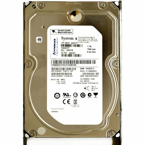Жесткий диск IBM 00D5314 1Tb SAS 35 HDD 6591500₽