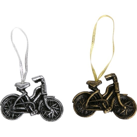 фото Елочная игрушка MAGIC TIME Велосипеды 2 шт, 12.8х8.5х1.8 см