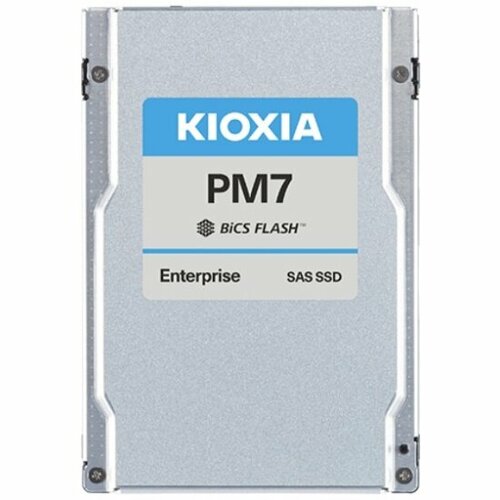 Накопитель SSD Kioxia Enterprise PM7-R 192TB SSD 25 15mm SAS 24Gbs 4200MBs3400MBs 112-layer BiCS FLASH 1 DWPD KPM71RUG1T92 5646500₽