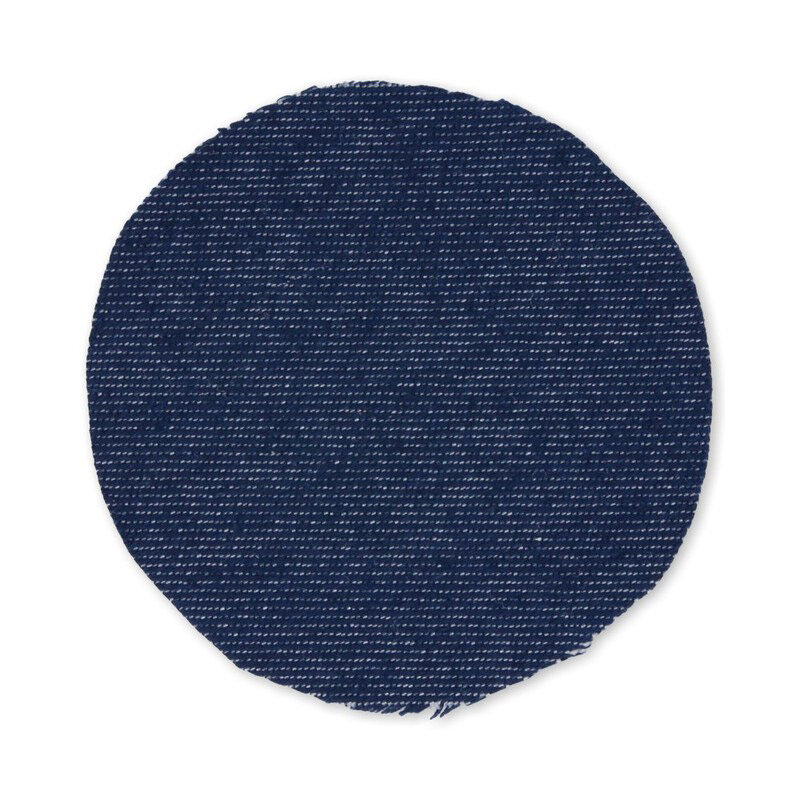 Термоаппликация BLITZ Термозаплатка круг №1 диам.12 см 1-03-01 т. синий
