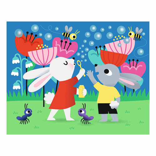 Jazzle Puzzle Пазл 2 в 1 20 элемент P1201 Летний день 1514₽