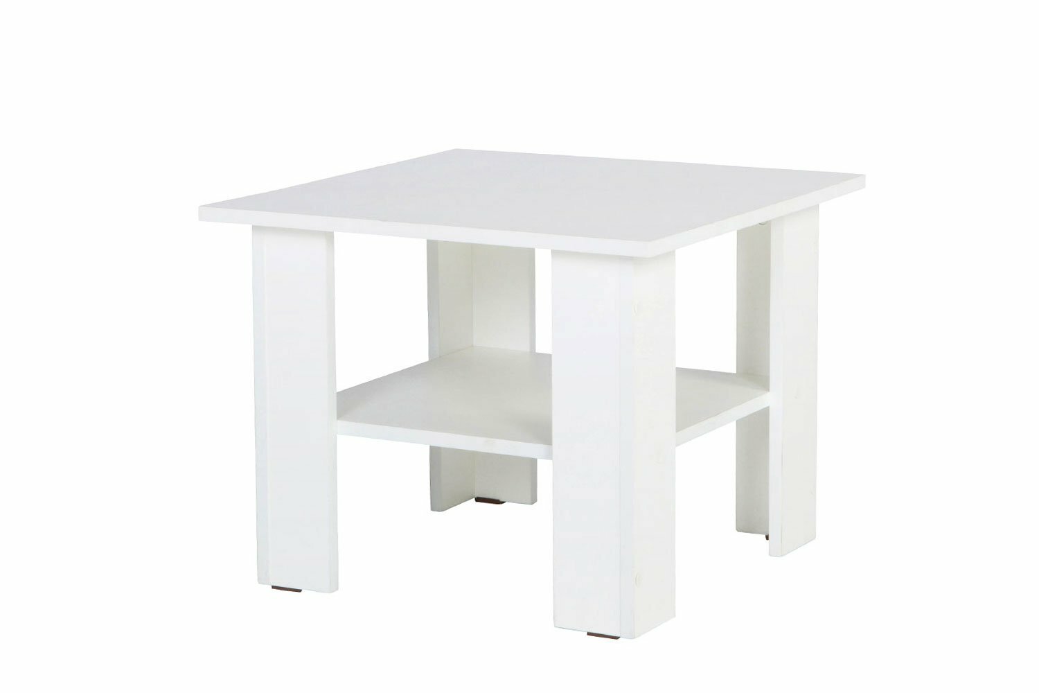 Журнальный стол Hoff Лофт, 55х43,1х55 см, цвет белый
