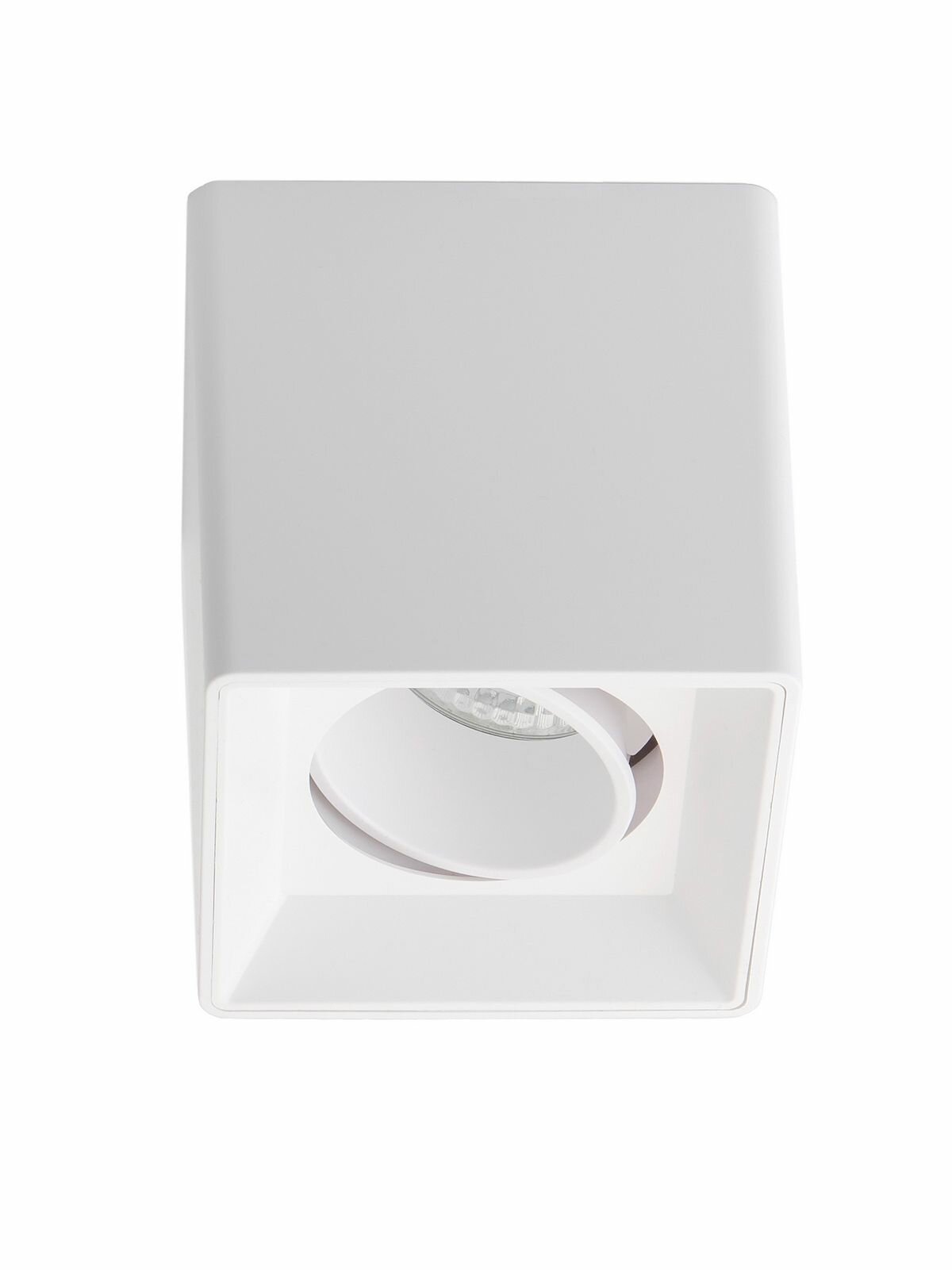 Спот потолочный накладной для натяжных или обычных потолков Maple Lamp PL100-WHITE, белый, GU10