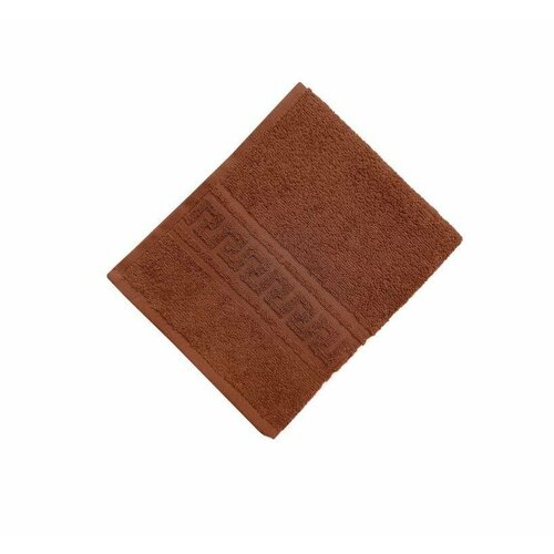 Махровое гладкокрашеное полотенце 40*70 см 380 г/м2 (Шоколадный)