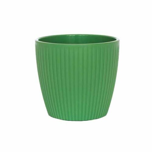 Горшок пластиковый Эви d17,5 см 3 л зеленый
