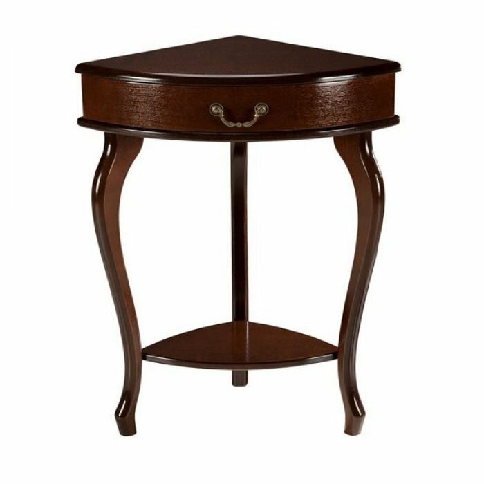 фото Консоль угловая "Элегант" (орех) Вис