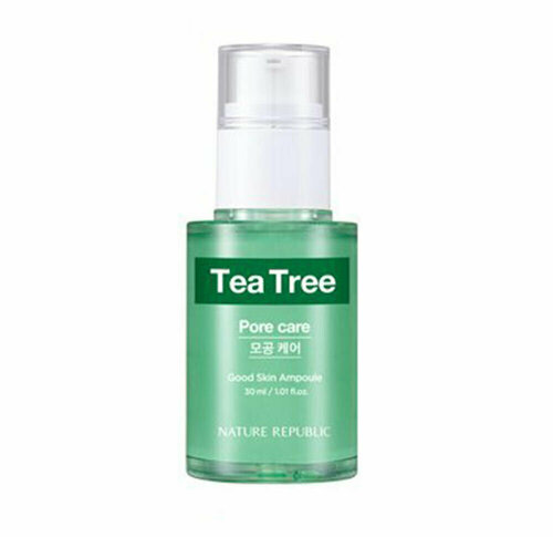 Nature Republic Tea Tree Pore Care Good Skin Ampoule Ампульная сыворотка для проблемной кожи лица с экстрактом чайного дерева, 30 мл
