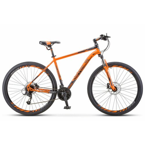 Горный велосипед Stels Navigator 910 D 29 V010, год 2023, цвет Оранжевый-Черный, ростовка 20.5