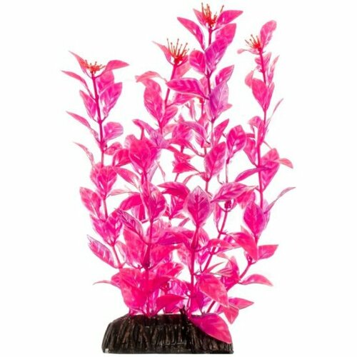 Растение Laguna Людвигия ярко-розовая, 300мм растение искусственное декор для аквариума людвигия ярко розовая 3 шт