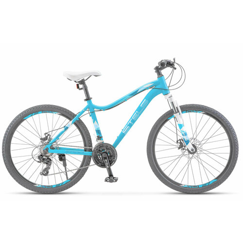 Женский велосипед Stels Miss 6000 MD 26 V010, год 2023, цвет Голубой, ростовка 15
