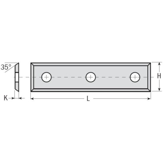 Нож для фрезы CMT 790.500.09 нож твердосплавный 50x9x1.5 F1730