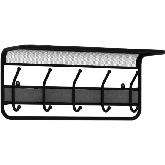 фото Вешалка ЗМИ с полкой "Гранада 21" (GRANADA 21 hanger with shelf) (ВСПГ21 Ч)