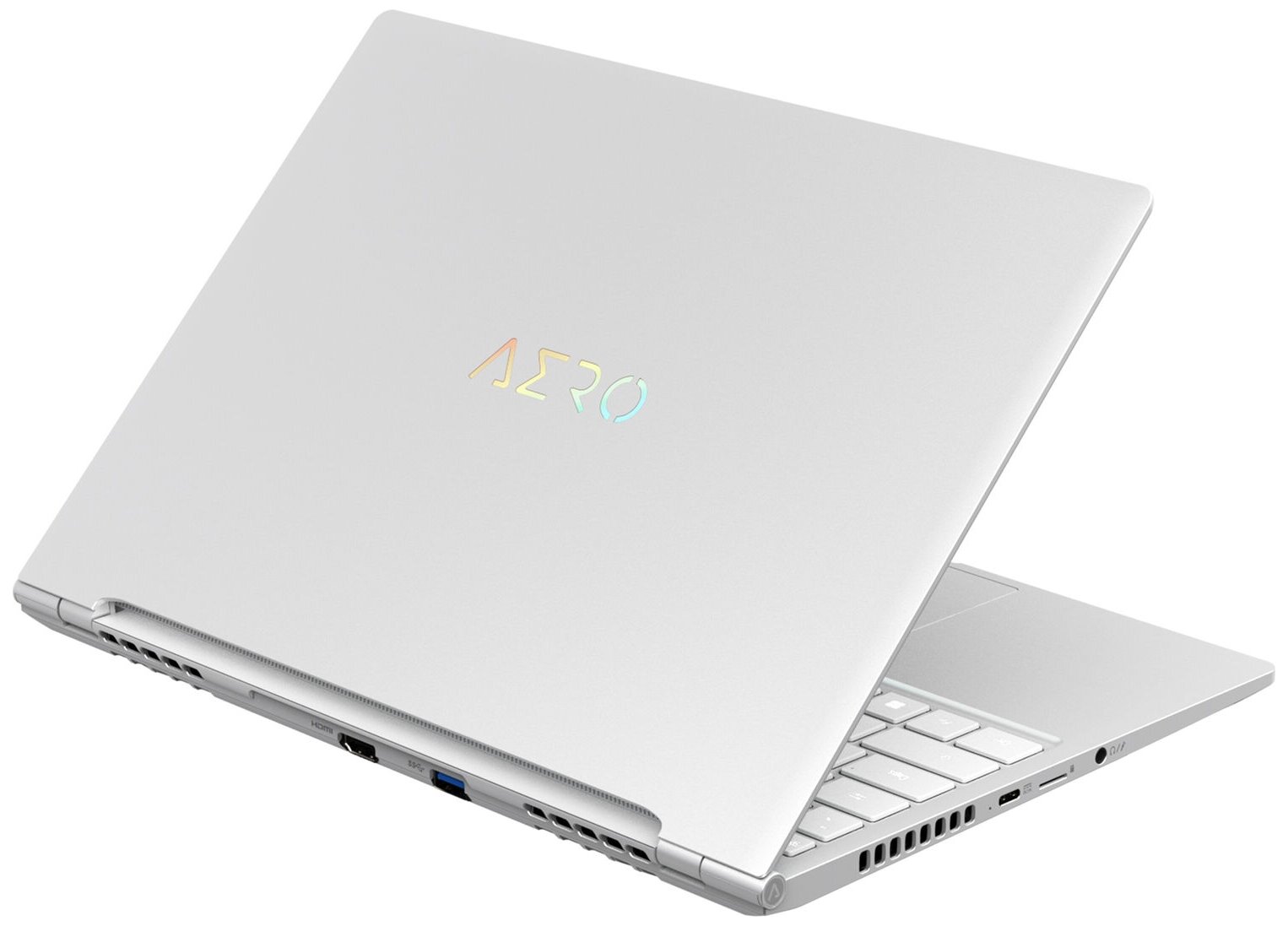 Ноутбук AERO 14 OLED Core i7-13700H/16Gb/SSD1Tb/RTX 4050 6Gb/14"/OLED/QHD+/90Hz/noOS/silver (BMF-72KZBB4SD) Gigabyte - фото №6