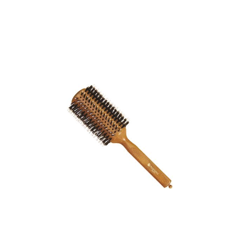 брашинг hairway style деревянная основа комбинированная щетина 14 мм 06026 HAIRWAY Брашинг STYLE на деревянной основе, натуральная щетина, белые штифты 38 мм