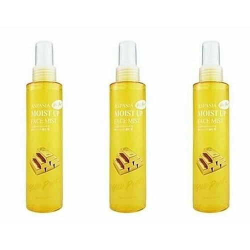 Aspasia Мист для лица с ионами золота, 150 гр, 3 штуки