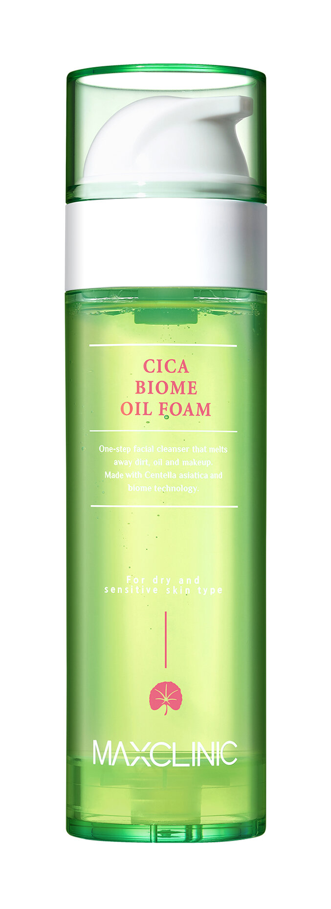 MAXCLINIC Cica Biome Oil Foam Масло-пенка гидрофильное для умывания с Центеллой, 110 г