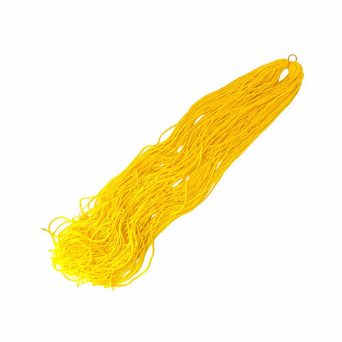 Канекалон Зизи, прямые, волосы для наращивания, афрокудри,150 см 100 г, цвет желтый