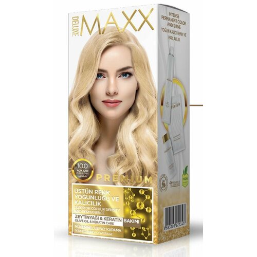 MAXX DELUXE PREMIUM Краска для волос 10.0 светлый блондин