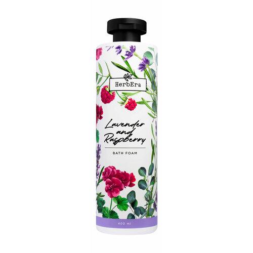 Пена для ванны с ароматом лаванды и малины HerbEra Lavender and Raspberry Bath Foam la florentina bath foam lavender