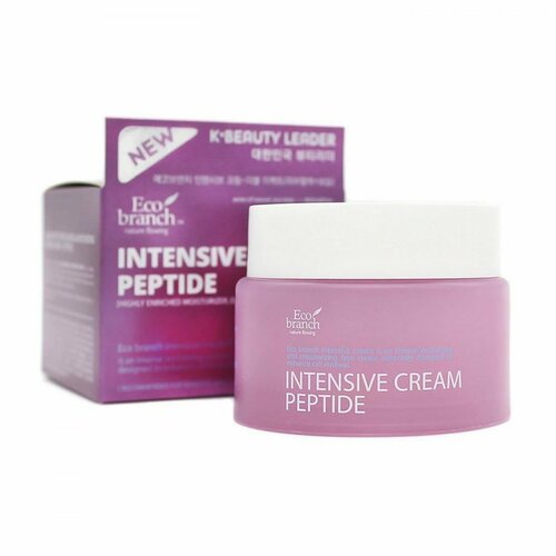 Eco Branch Интенсивный увлажняющий крем для лица с пептидами Intensive Cream Peptide K-Beauty Leader