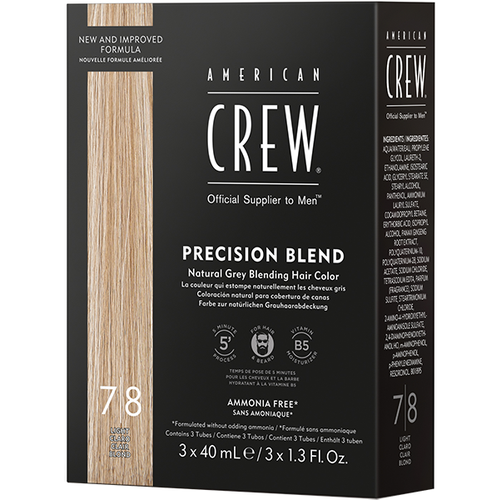 Precision Blend Краска-камуфляж для седых волос, 7/8 блонд (3 шт, 40 мл)