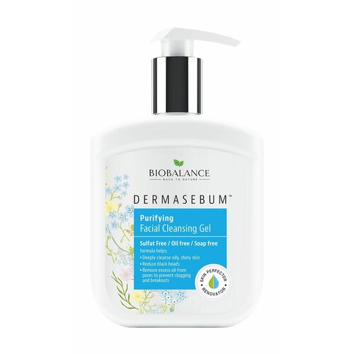 Dermasebum Гель для жирной кожи лица очищающий, 250 мл