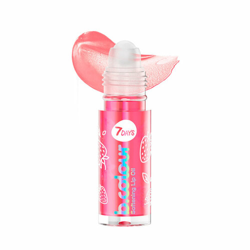 Масло для губ 7 DAYS B.Colour Softening Lip Oil т.02 Sweet Strawberry 4 мл