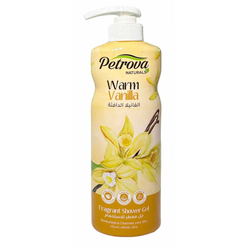 Гель для душа с ароматом ванили Petrova Warm Vanilla Fragrant Shower Gel, 400 мл