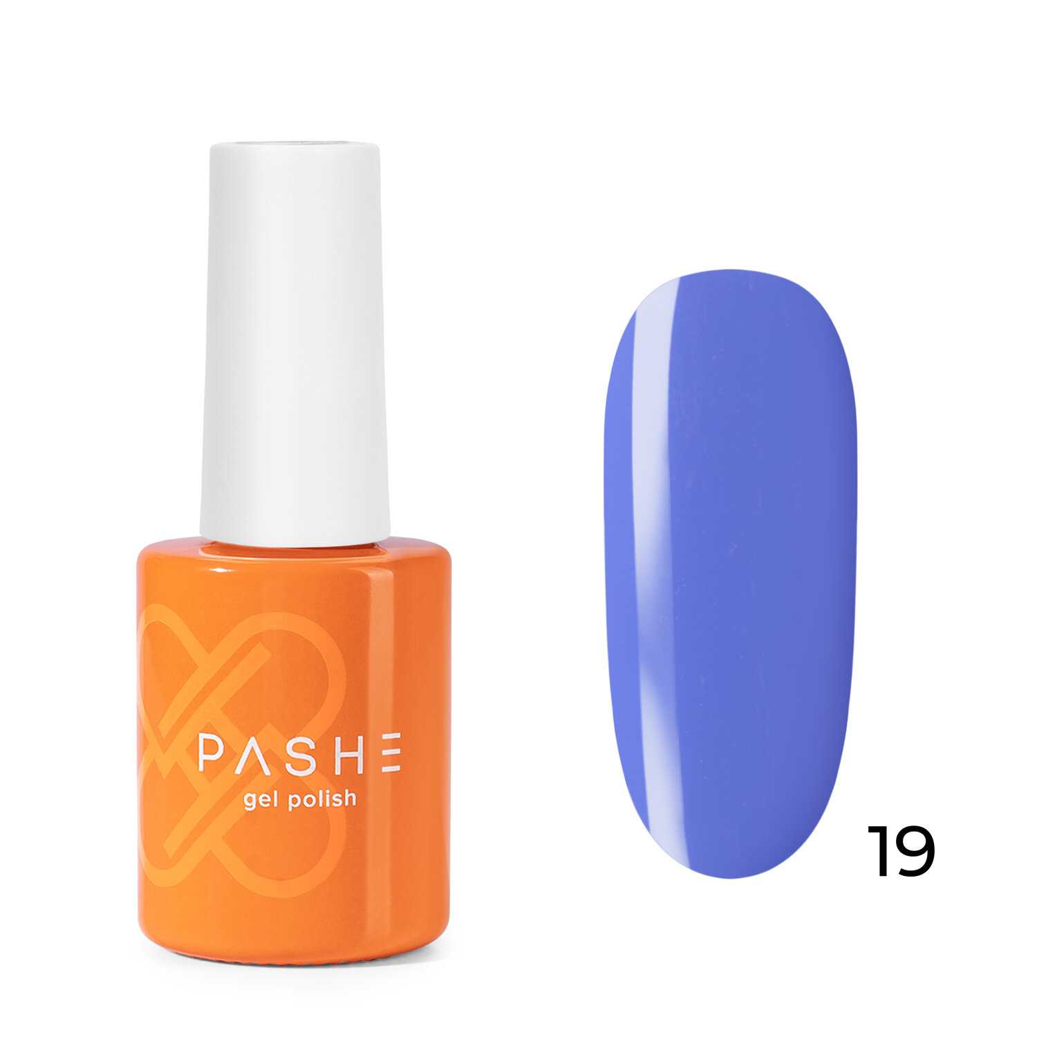 фото PASHE ATELIER цветной гель-лак №19 - "лазурная синева" (9 МЛ)