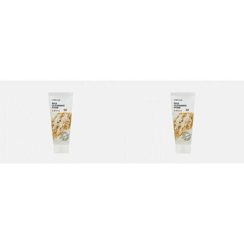 LEBELAGE Пенка для лица очищающая с экстрактом риса CLEANSING FOAM RICE 100мл 2 штуки