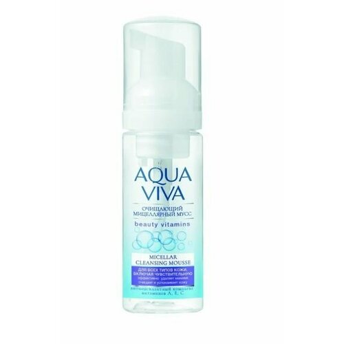 ROMAX Мицеллярный Мусс Очищающий для всех типов кожи Aqua Viva, 150мл