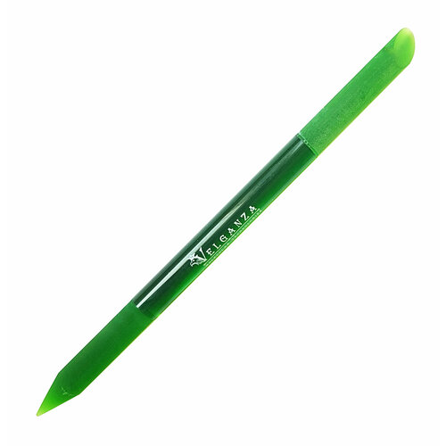 Стеклянная пилка-карандаш для коррекции кутикулы и ногтей Velganza Crystal I 115 мм, зелёная