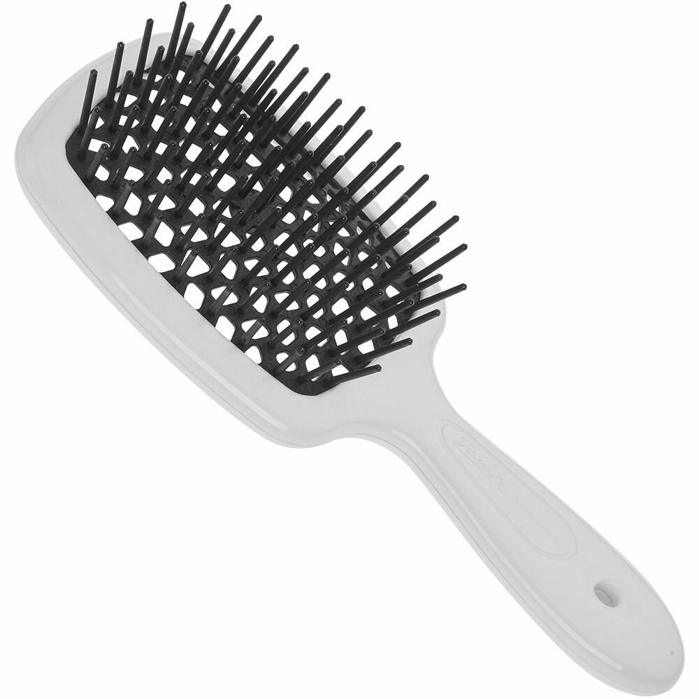 Janeke SUPERBRUSH Щетка для волос, SP226BIANER, черный/белый, 20,3x8,5x3,1 см